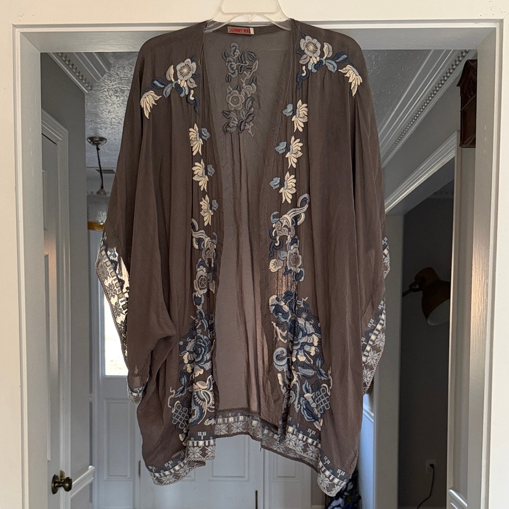 Johnny Was Embroidered Kimono